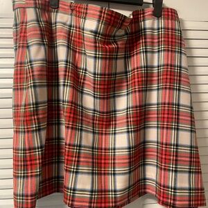 J.Crew Multicolor Plaid Skirt